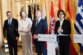European Union s Ministers Of Culture Working Day - Paris