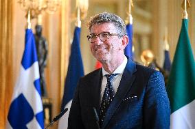European Union s Ministers Of Culture Working Day - Paris