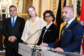 European Union s Ministers Of Culture Working Day - Paris