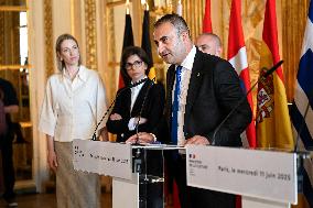 European Union s Ministers Of Culture Working Day - Paris