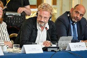 European Union s Ministers Of Culture Working Day - Paris