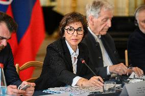 European Union s Ministers Of Culture Working Day - Paris