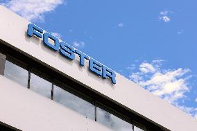 Foster Electric signage and logo