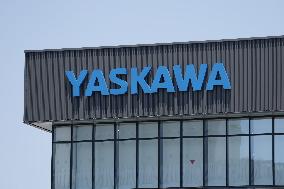 YASKAWA Electric signboard and logo