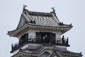 The exterior of Kochi Castle
