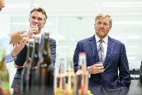 King Willem-Alexander Opens Dr. H.P. Heineken Centre in Zoeterwoud - Netherlands
