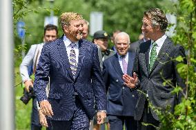 King Willem-Alexander Opens Dr. H.P. Heineken Centre in Zoeterwoud - Netherlands
