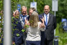 King Willem-Alexander Opens Dr. H.P. Heineken Centre in Zoeterwoud - Netherlands