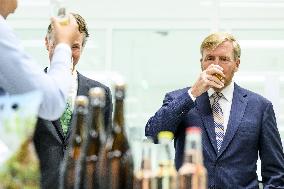 King Willem-Alexander Opens Dr. H.P. Heineken Centre in Zoeterwoud - Netherlands