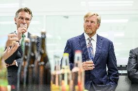 King Willem-Alexander Opens Dr. H.P. Heineken Centre in Zoeterwoud - Netherlands