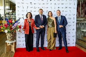 King at opening of Holland Festival, Amsterdam, The Netherlands