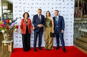 King at opening of Holland Festival, Amsterdam, The Netherlands