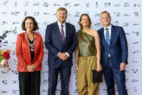 King at opening of Holland Festival, Amsterdam, The Netherlands