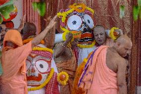 Ceremony of Bathing Deities - India