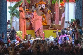 Ceremony of Bathing Deities - India
