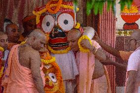 Ceremony of Bathing Deities - India