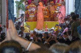 Ceremony of Bathing Deities - India
