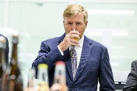 King Willem-Alexander Opens Dr. H.P. Heineken Centre in Zoeterwoud - Netherlands