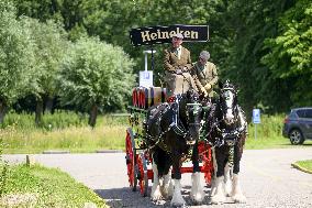 King Willem-Alexander Opens Dr. H.P. Heineken Centre in Zoeterwoud - Netherlands