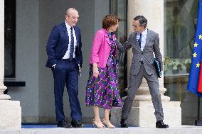 Weekly cabinet meeting - Paris