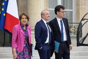 Weekly cabinet meeting - Paris