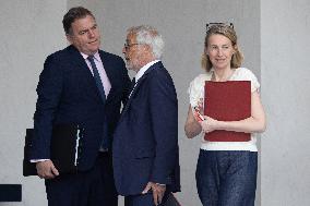 Weekly cabinet meeting - Paris