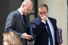 Weekly cabinet meeting - Paris