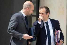 Weekly cabinet meeting - Paris