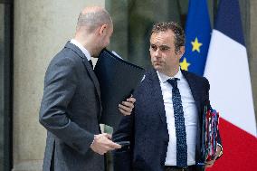 Weekly cabinet meeting - Paris