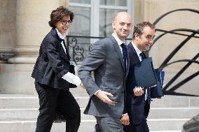 Weekly cabinet meeting - Paris