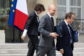 Weekly cabinet meeting - Paris