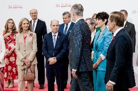 King Felipe At Mapfre Foundation 50th Anniversary - Madrid