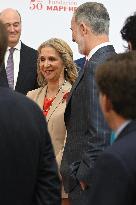 King Felipe At Mapfre Foundation 50th Anniversary - Madrid