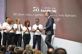 King Felipe At Mapfre Foundation 50th Anniversary - Madrid