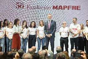 King Felipe At Mapfre Foundation 50th Anniversary - Madrid