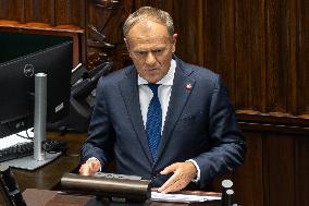 Vote of Confidence to Polish Government - Warsaw