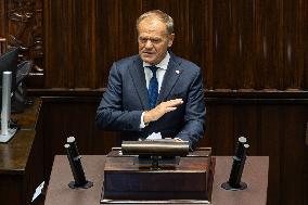 Vote of Confidence to Polish Government - Warsaw