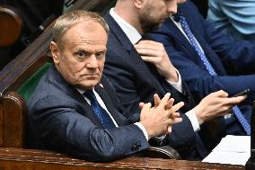 Vote of Confidence to Polish Government - Warsaw