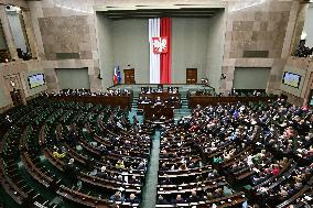 Vote of Confidence to Polish Government - Warsaw