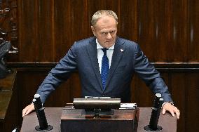Vote of Confidence to Polish Government - Warsaw