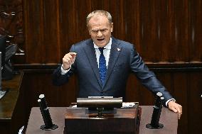 Vote of Confidence to Polish Government - Warsaw