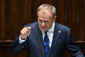 Vote of Confidence to Polish Government - Warsaw