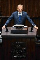 Vote of Confidence to Polish Government - Warsaw