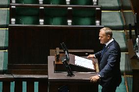 Vote of Confidence to Polish Government - Warsaw