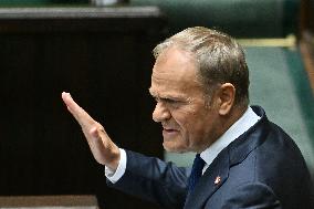Vote of Confidence to Polish Government - Warsaw