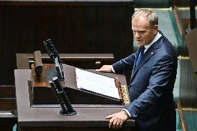 Vote of Confidence to Polish Government - Warsaw