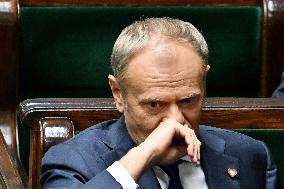 Vote of Confidence to Polish Government - Warsaw