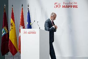King Felipe At Mapfre Foundation 50th Anniversary - Madrid