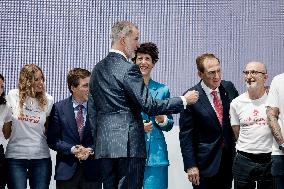 King Felipe At Mapfre Foundation 50th Anniversary - Madrid