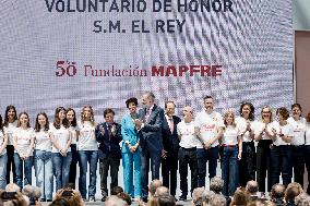King Felipe At Mapfre Foundation 50th Anniversary - Madrid